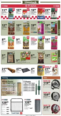 Preview of Rural King weekly ads valid from 11.06.2026 | Page: 7 | Products: Wire, Powder, Lime, Poultry