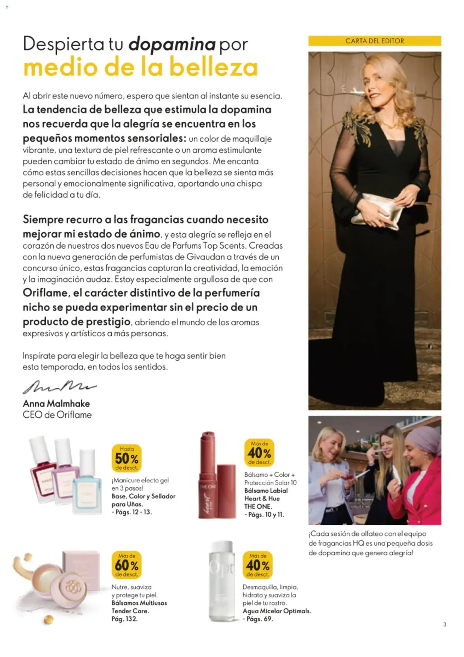 Nuevas ofertas de Oriflame válidas en toda la República Mexicana desde el 22/08/2026. ¡Encuentra las mejores ofertas en Oriflame campaña 12 2026! | Página: 3 | Productos: Top, Té, Maquillaje, Agua micelar