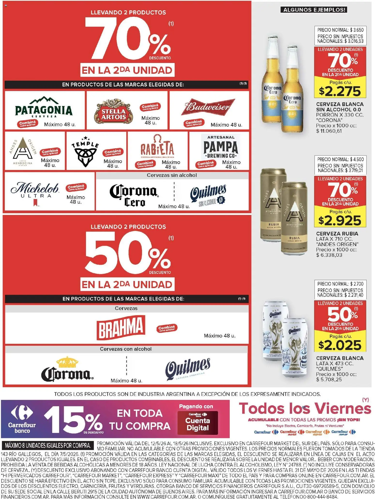 Carrefour Market catálogo │ válido desde el 12.05.2026 | Página: 9 | Productos: Caso, Banco, Sobre, Cerveza