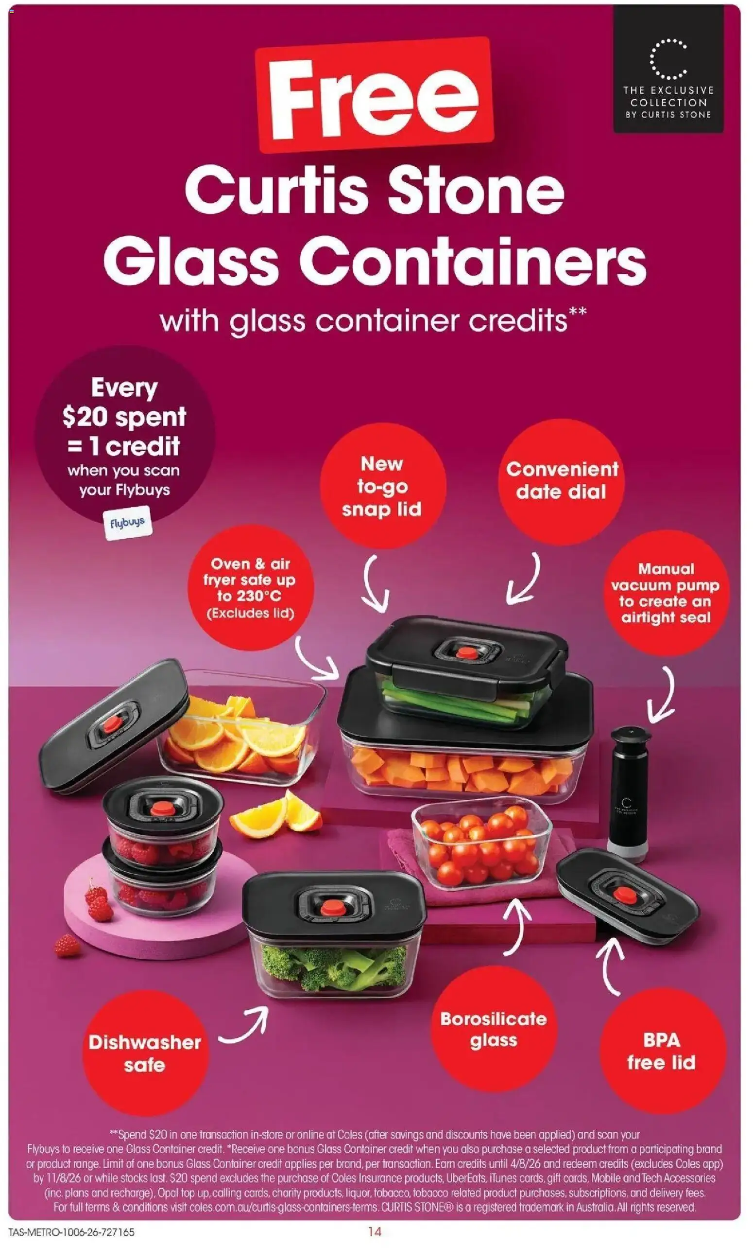 Coles catalogue - valid from 10.06.2026 | Page: 14 | Products: Accessories, Date, Oven, Safe