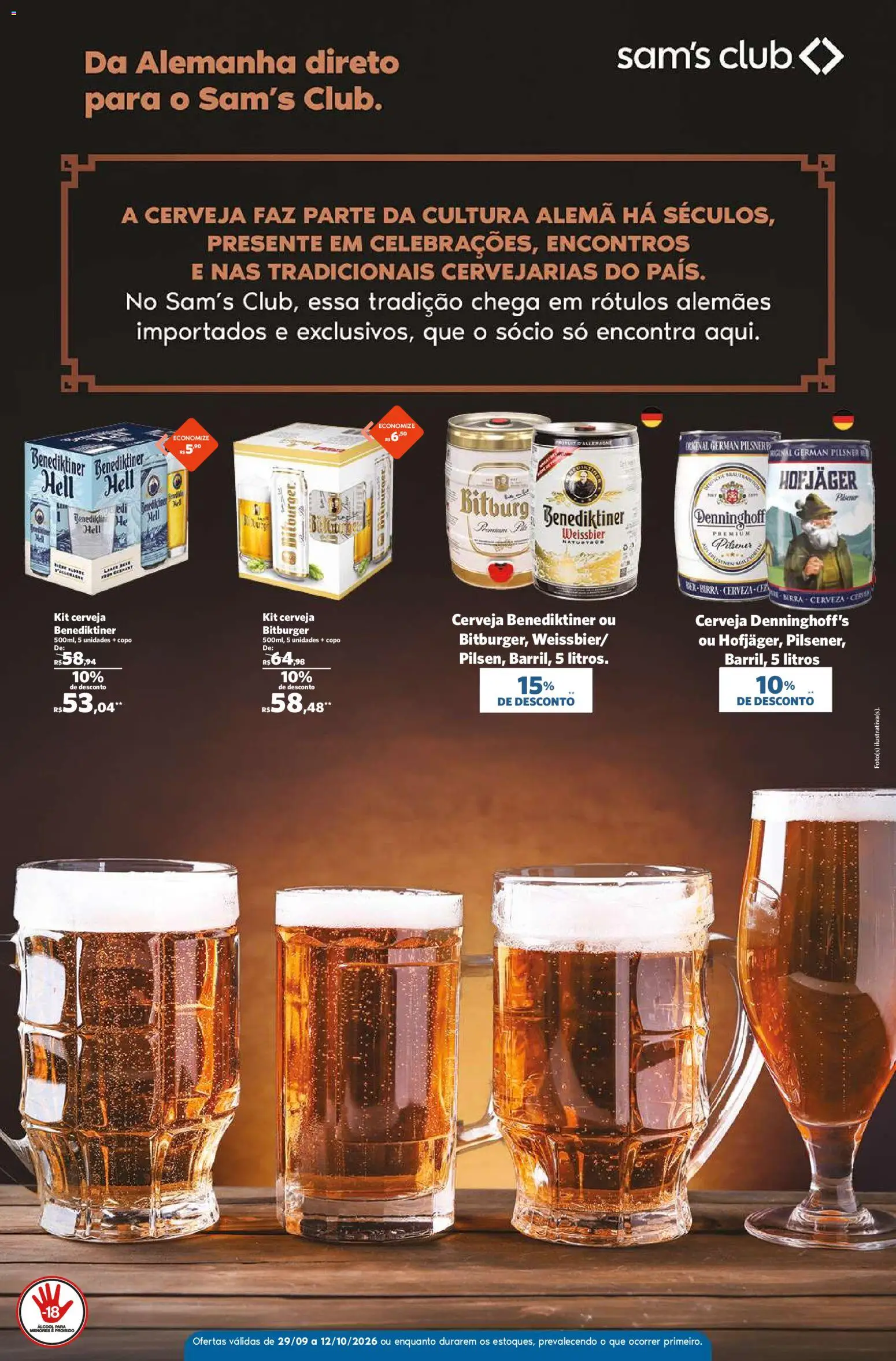 Sam's Club Folheto - válido de 29/09/2026 | Página: 3 | Produtos: Álcool, Cerveja