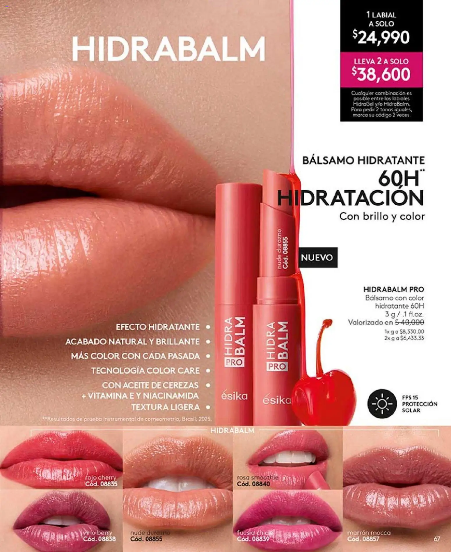 Ésika revista - valida desde el 04.05.2026 | Página: 69 | Productos: Bálsamo, Brillo, Chicle, Combinación