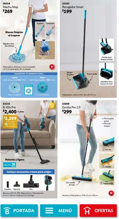 Vista previa de Betterware campaña 5 2026, nuevo folleto de la tienda, válido en México a partir del 04.05.2026 | Página: 99 | Productos: Escoba, Cable, Algodón, Polvo