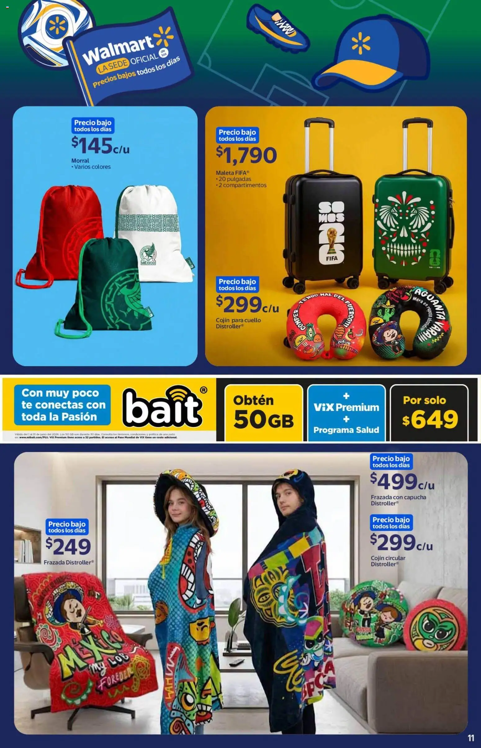 Nuevas ofertas de Walmart válidas en toda la República Mexicana desde el 18.06.2026. ¡Encuentra las mejores ofertas en Walmart folleto Ofertas! | Página: 10