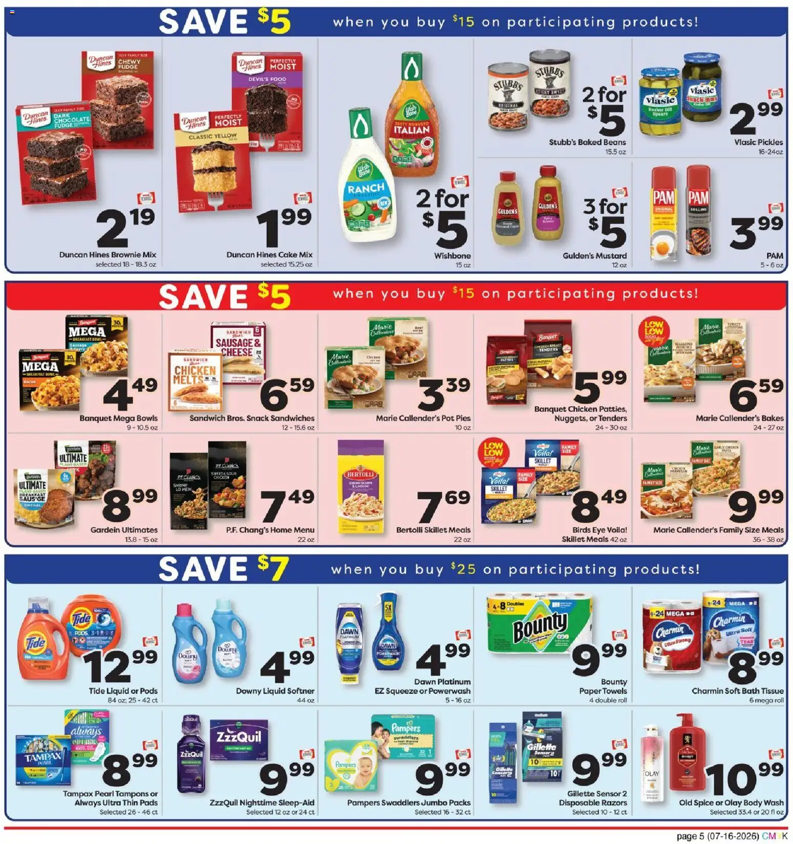 Weis Monthly Ad - valid from 07/16/2026 | Page: 6 | Products: Cheese, Pads, Tampons, Body Wash