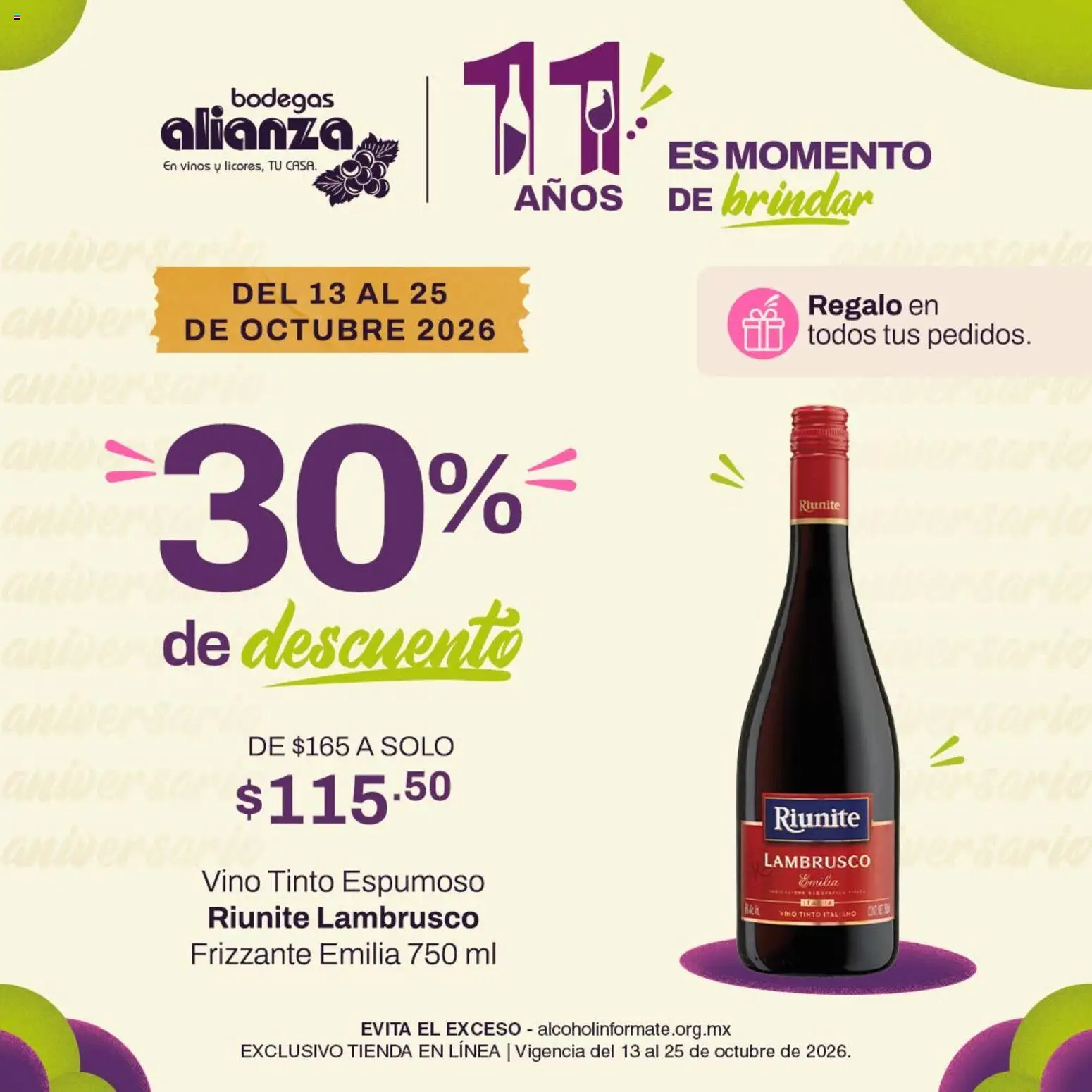 Nuevas ofertas de Bodegas Alianza válidas en toda la República Mexicana desde el 13/10/2026. ¡Encuentra las mejores ofertas en Bodegas Alianza catálogo 30% de descuento! | Página: 4