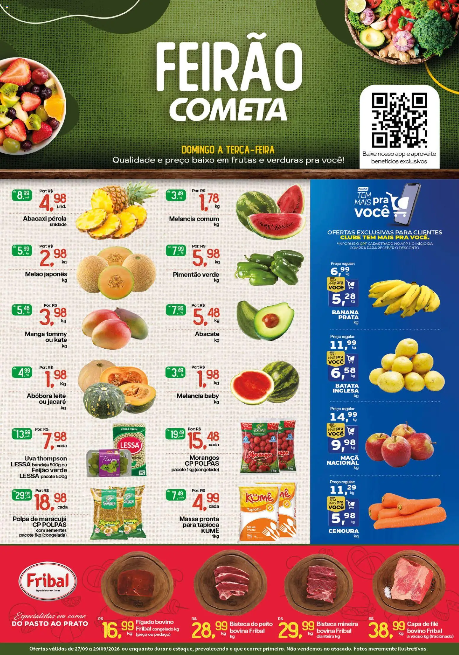 Cometa Supermercados Folheto - válido de 27/09/2026 | Página: 1