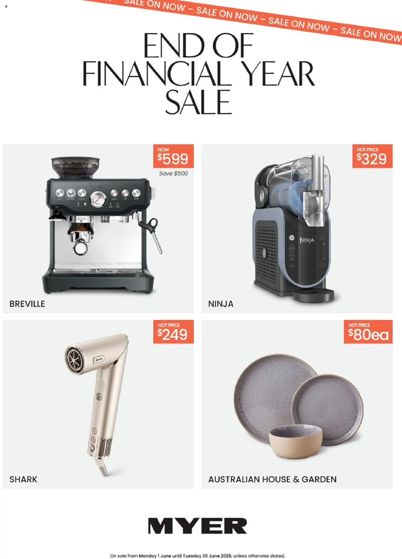 Myer weekly catalogue from 01/06/2026