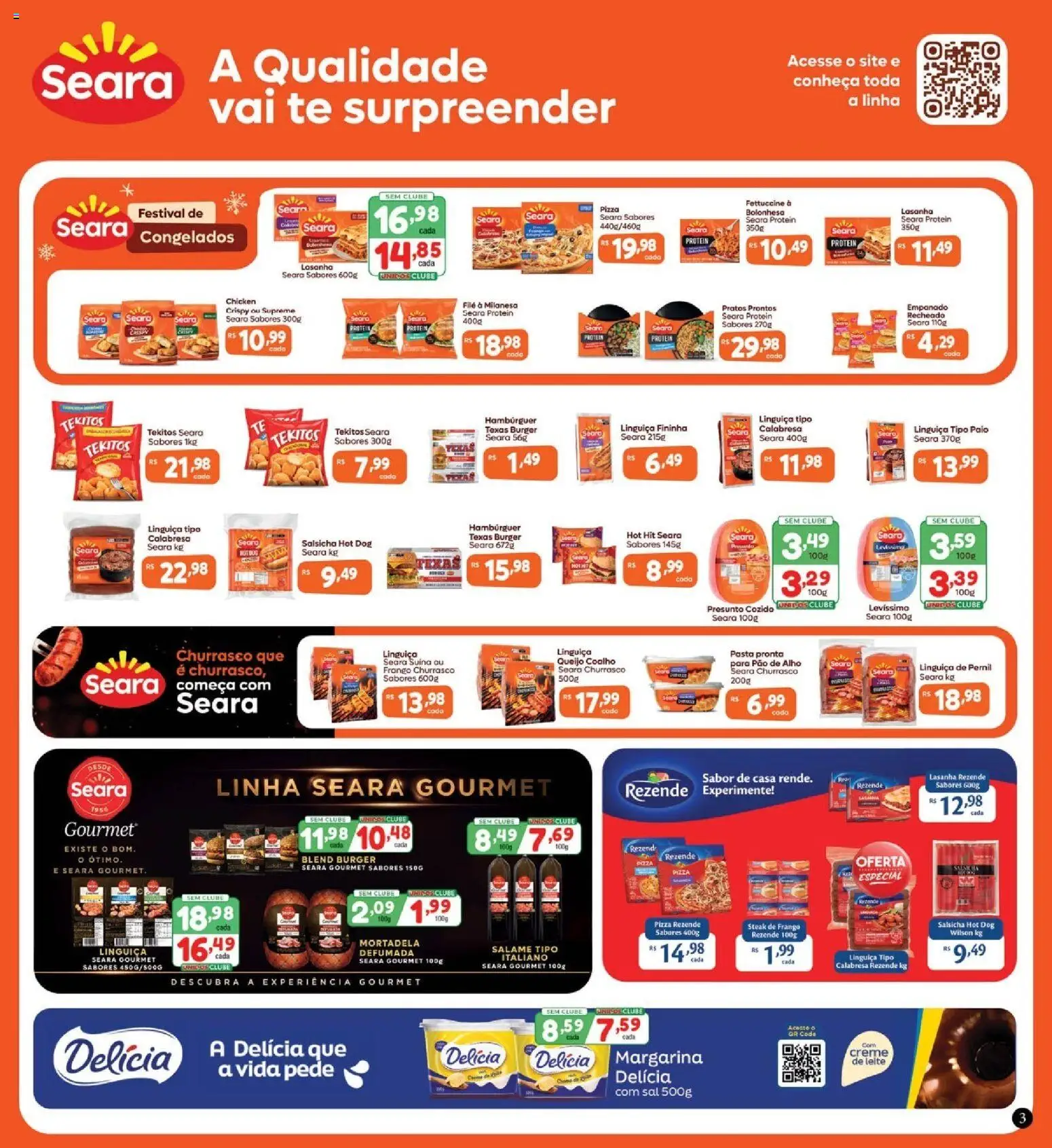 Supermercados Unidos Folheto - válido de 01/10/2026 | Página: 3 | Produtos: Pao de alho, Leite, Creme, Sal