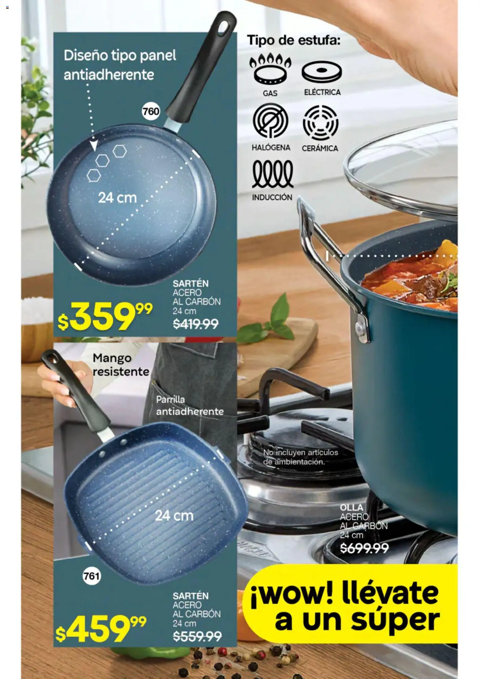 Nuevas ofertas de Fuller válidas en toda la República Mexicana desde el 22/07/2026. ¡Encuentra las mejores ofertas en Fuller campaña 8 2026! | Página: 186 | Productos: Mango, Parrilla, Sartén, Olla
