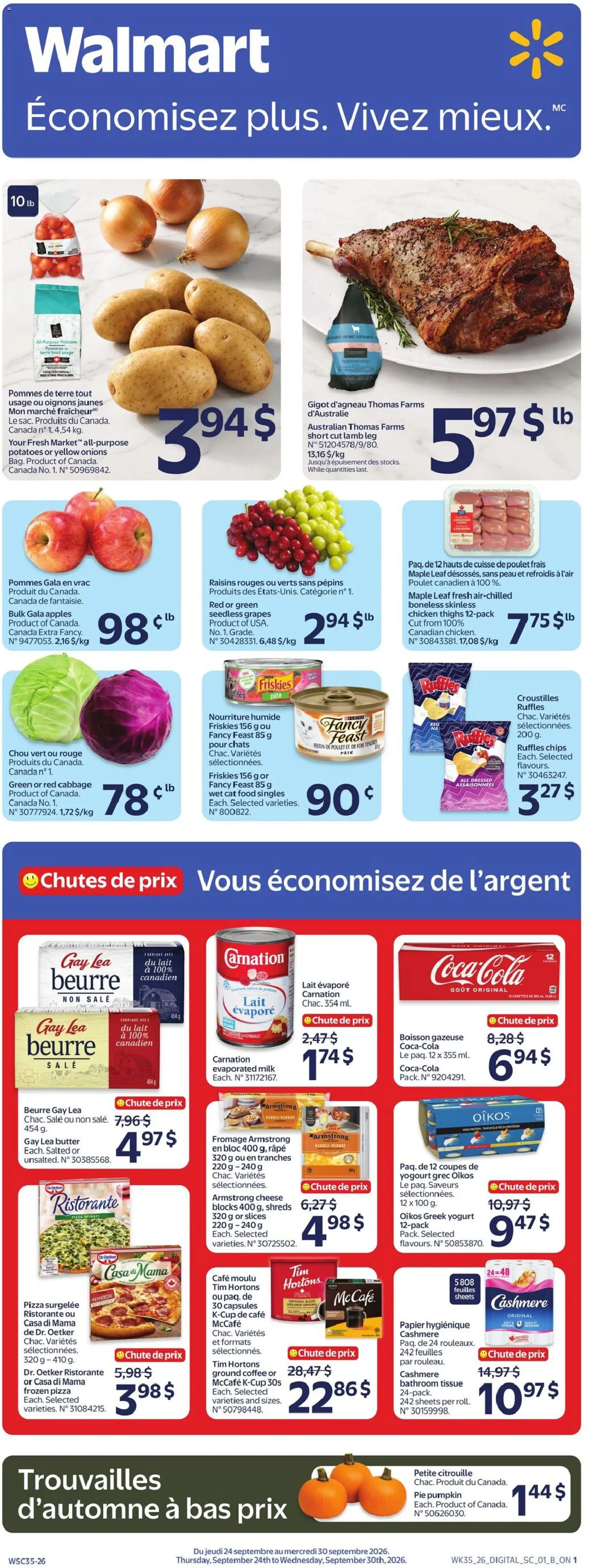 Walmart flyer valid from Sep 24, 2026 | Page: 1