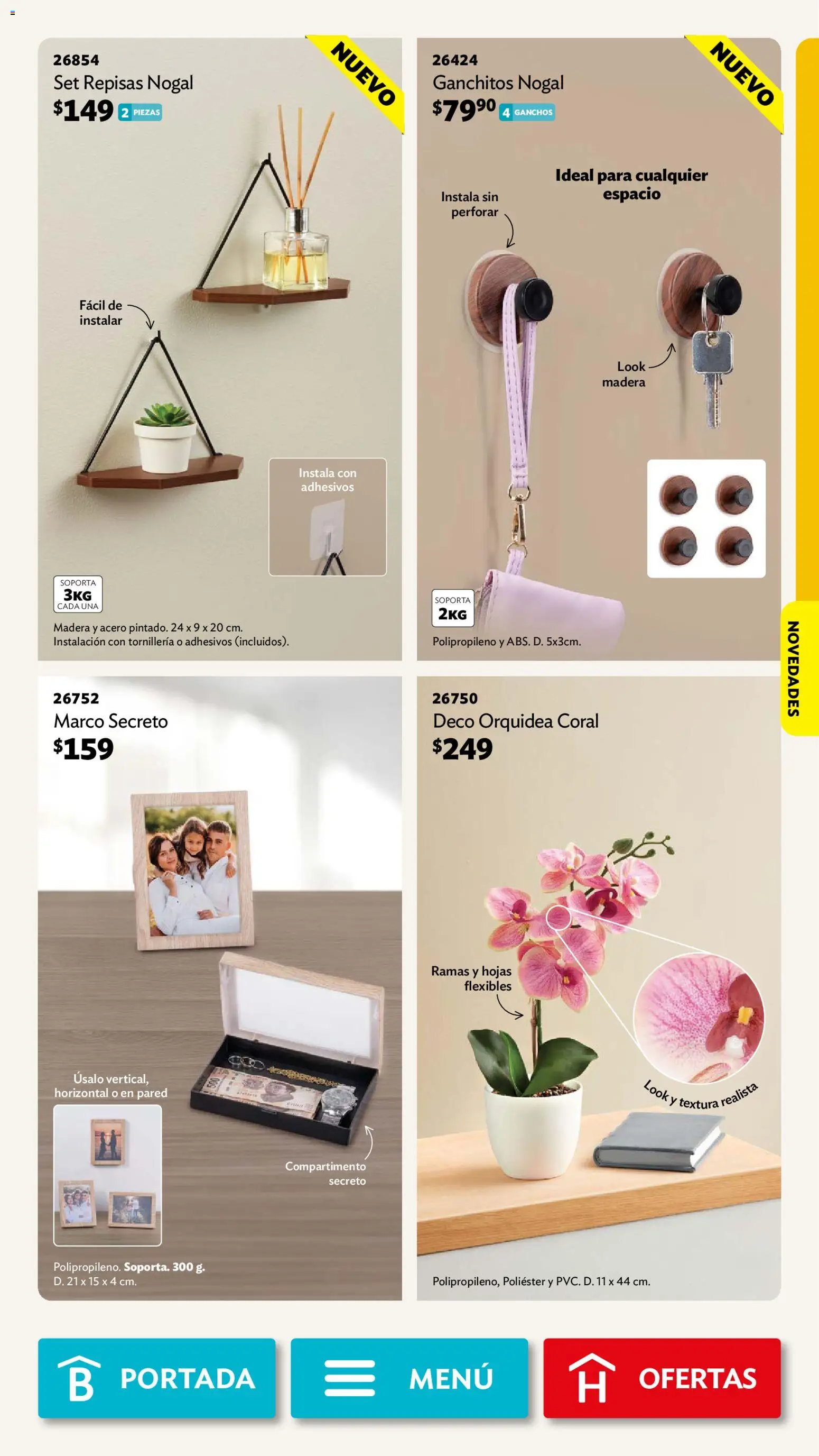 Nuevas ofertas de Betterware válidas en toda la República Mexicana desde el 31/08/2026. ¡Encuentra las mejores ofertas en Betterware campaña 9 2026! | Página: 69 | Productos: Orquídea