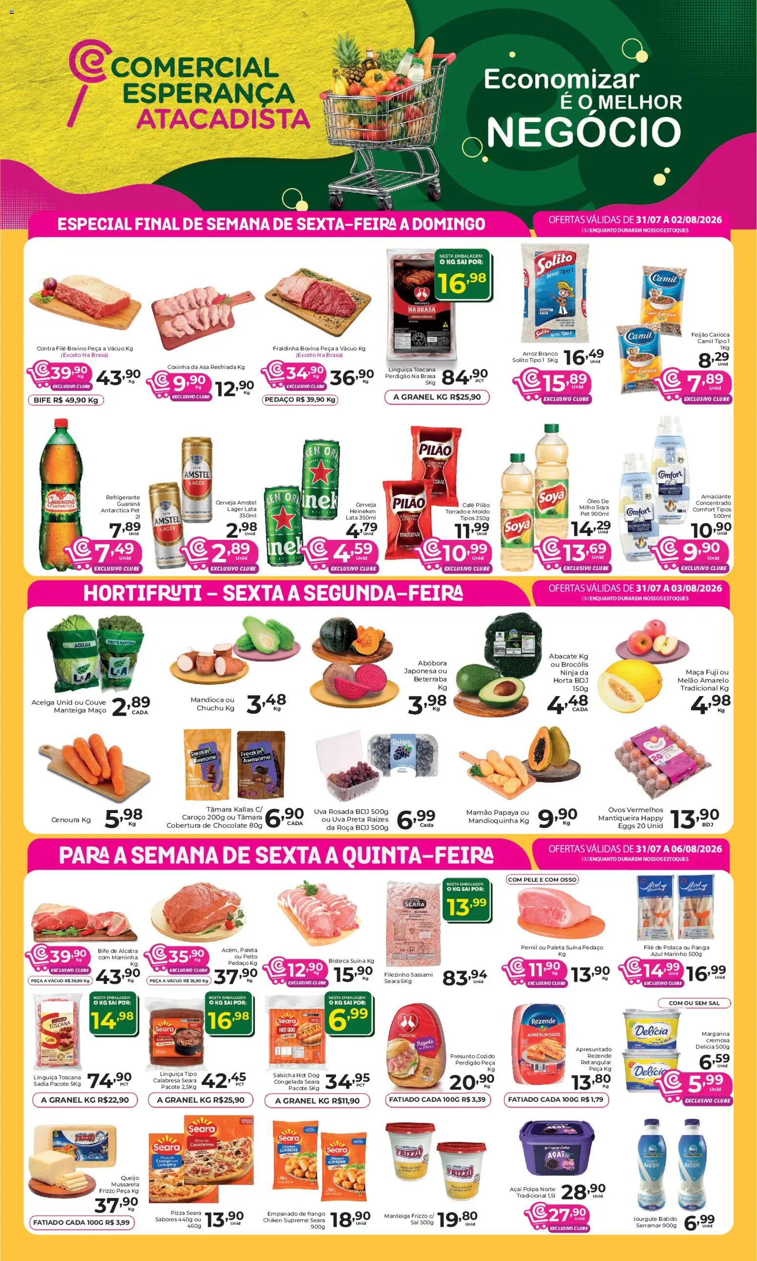 Comercial Esperança Folheto - válido de 31/07/2026 | Página: 1