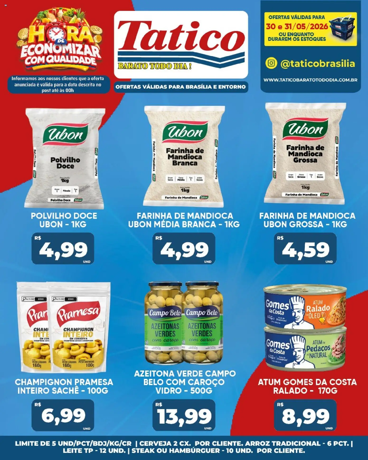 Tatico Folheto - válido de 30.05.2026 | Página: 21 | Produtos: Cerveja, Arroz, Champignon, Atum