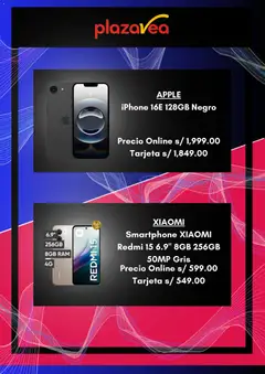 Vista previa de folleto Plaza Vea Cyber Wow de la Plaza Vea válido desde 13/07/2026 | Página: 2 | Productos: Smartphone