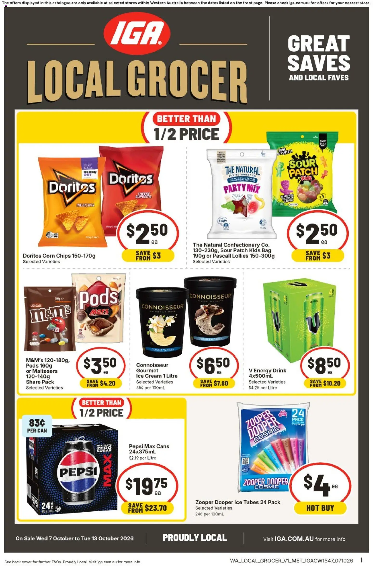 IGA catalogue - valid from 07/10/2026 | Page: 1