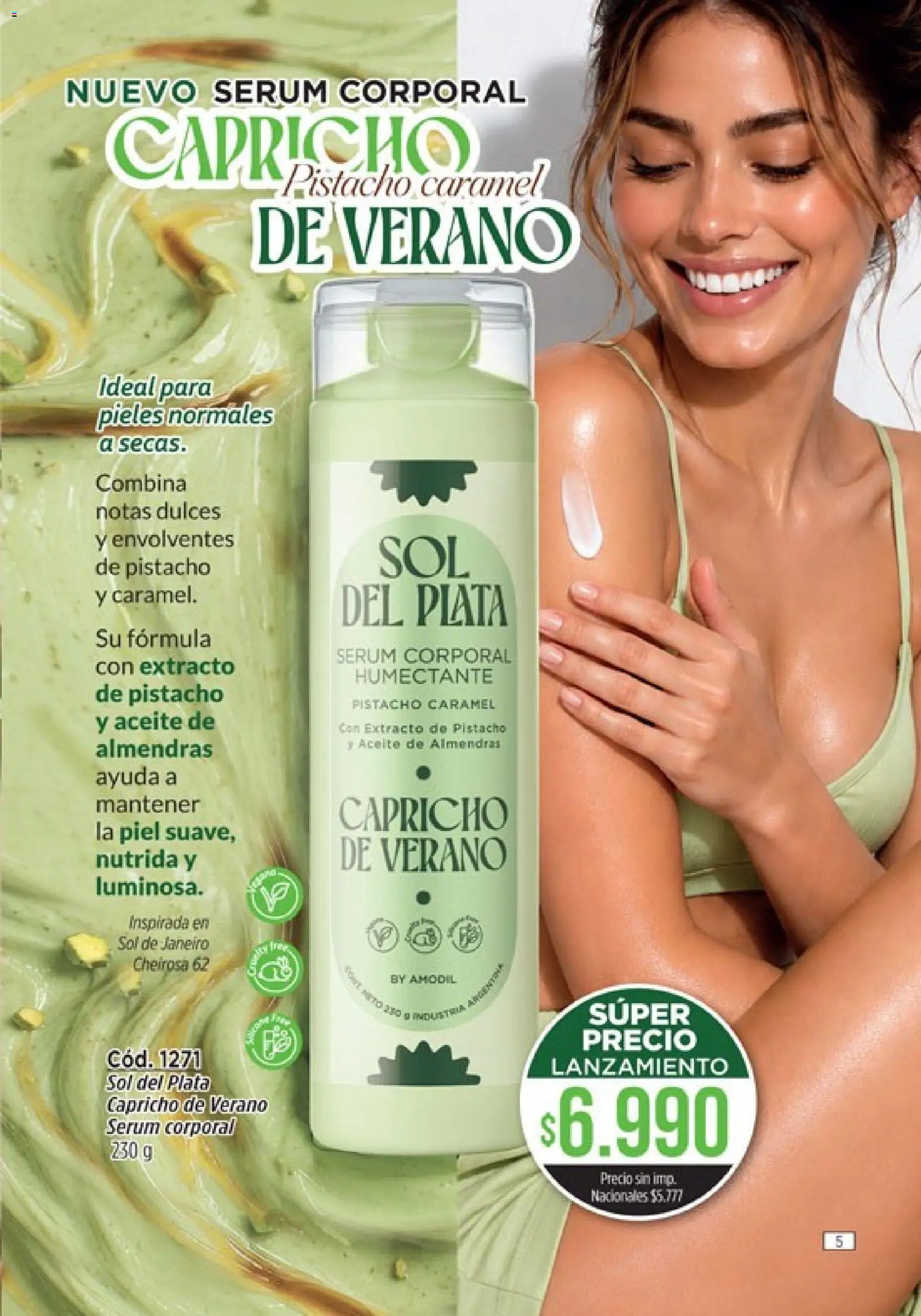 Catálogo Amodil Campaña 12 │ válido desde el 30/06/2026 | Página: 5 | Productos: Almendras, Aceite, Serum