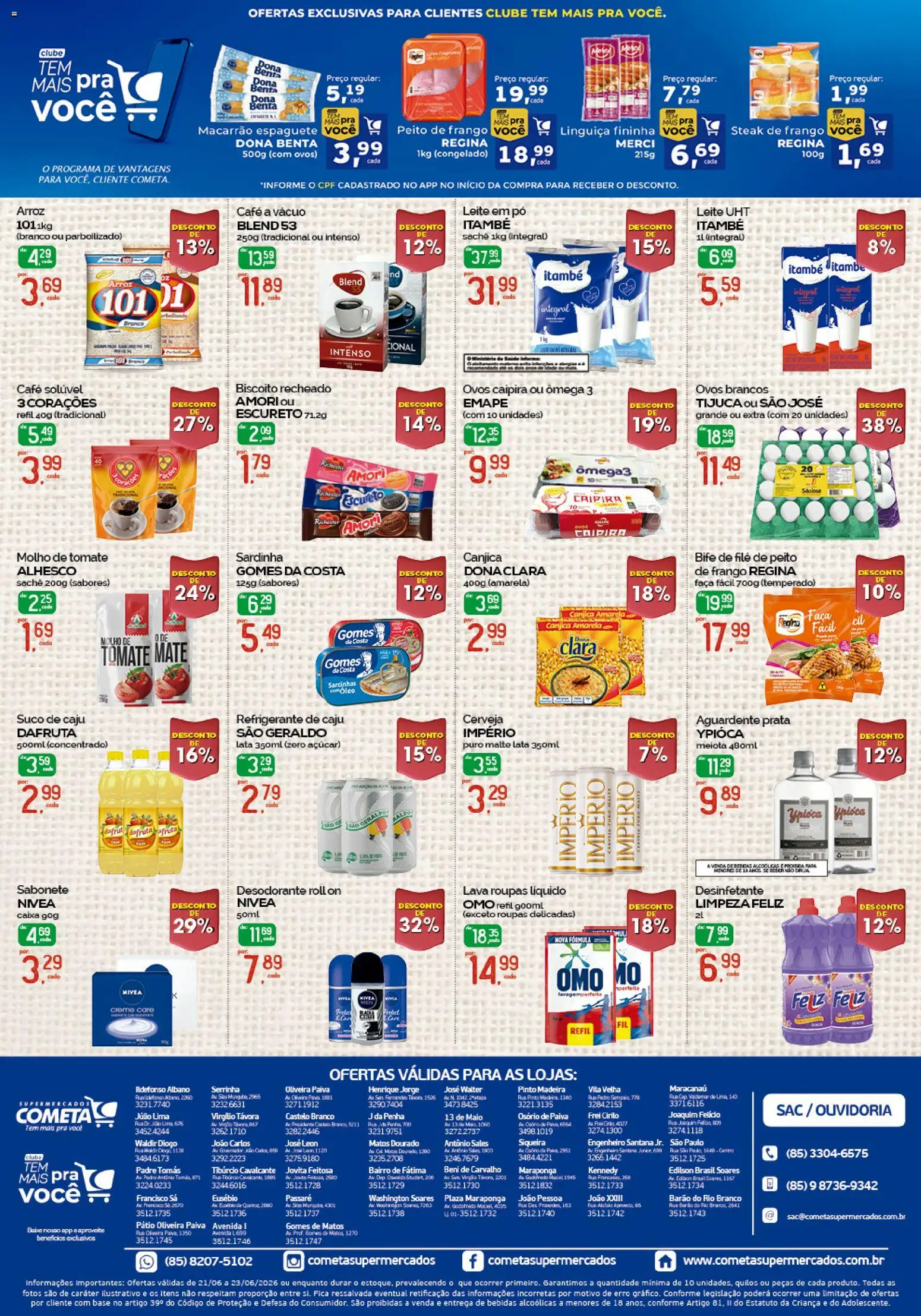 Cometa Supermercados Folheto - válido de 21.06.2026 | Página: 2