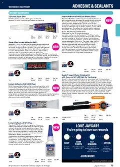 Preview of Jaycar Engineering & Scientific Catalogue 2025/2026  - valid from 09.07.2025 | Page: 75 | Products: Light, Frosting, Glue, Zinc