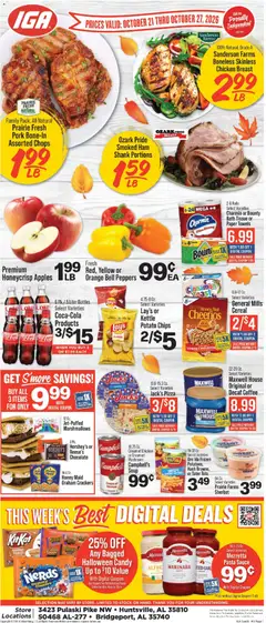 Preview of IGA weekly ads valid from 10/21/2026