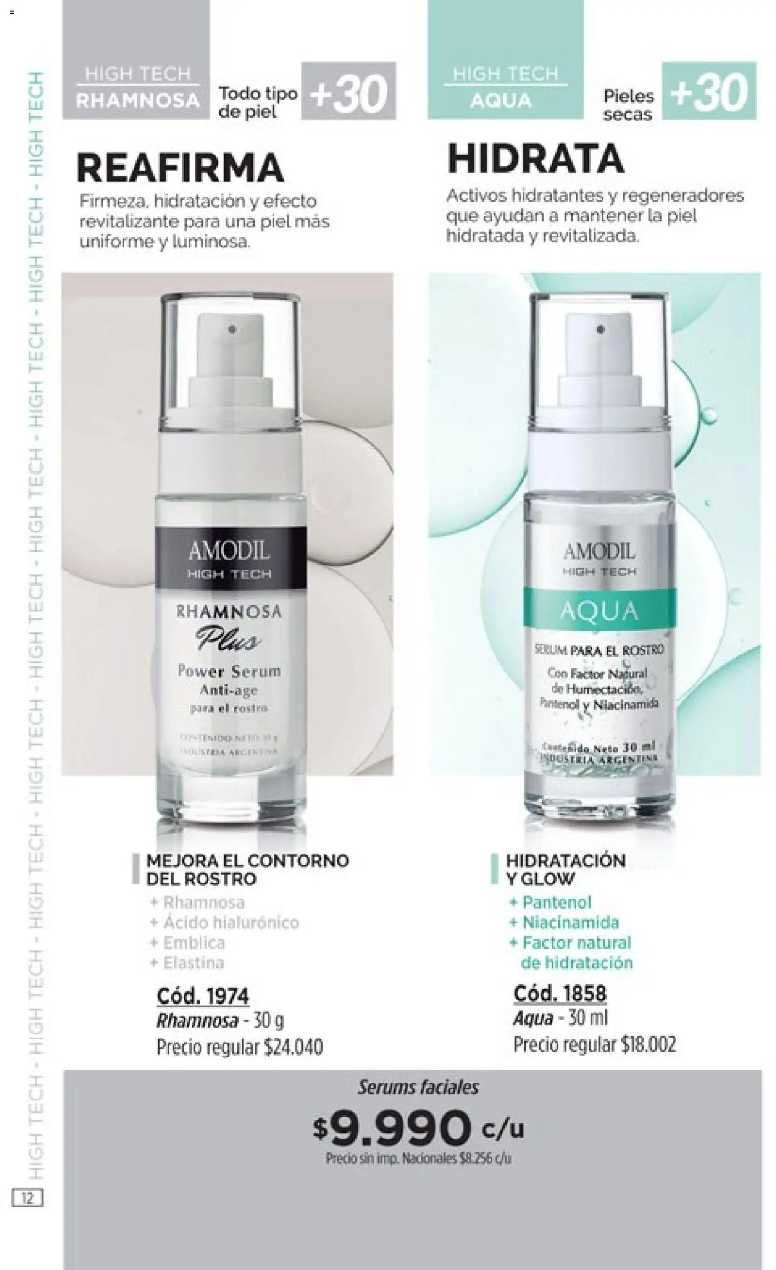 Catálogo Amodil Campaña 15 │ válido desde el 26/08/2026 | Página: 12 | Productos: Serum, Contorno