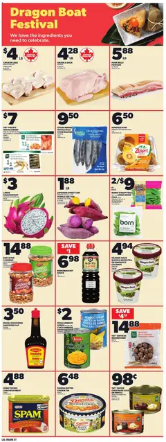 Preview of Loblaws weekly flyer / circulaire from shop Loblaws valid from 28.05.2026 | Page: 11 | Products: Tea, Cap, Chicken, Pork