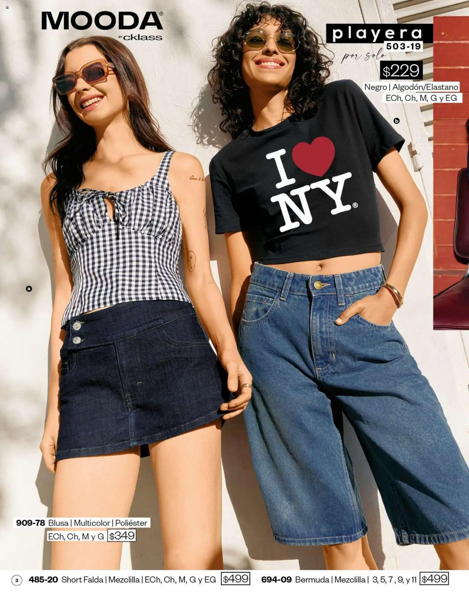 Nuevas ofertas de Cklass válidas en toda la República Mexicana desde el 05.03.2026. ¡Encuentra las mejores ofertas en Cklass catálogo Verano Mooda! | Página: 4 | Productos: Blusa, Playera, Falda, Bermuda