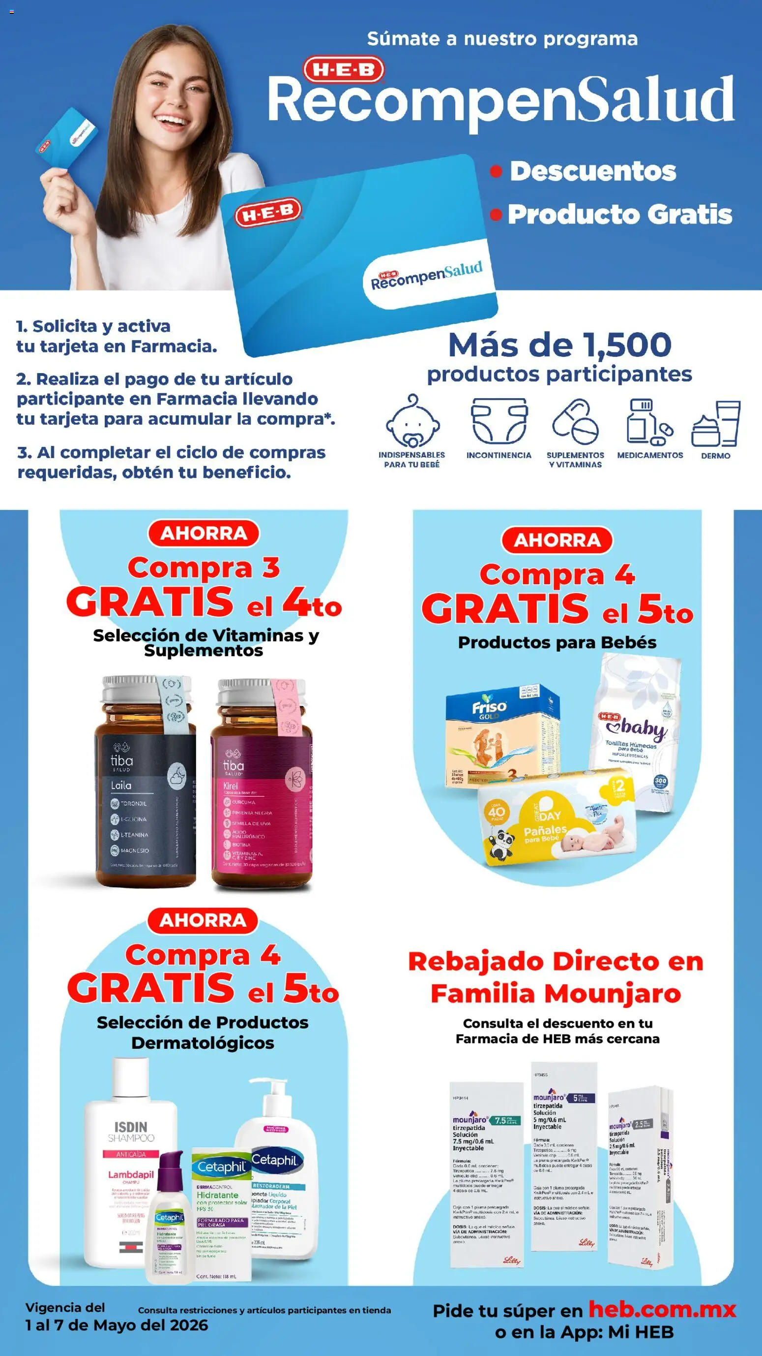 Nuevas ofertas de H-E-B válidas en toda la República Mexicana desde el 01.05.2026. ¡Encuentra las mejores ofertas en H-E-B folleto Calidad! | Página: 12