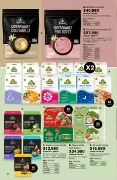 Leonisa catálogo C06-7/2026 -  Vista previa de la revista de la tienda Leonisa valido desde el 03.04.2026 | Página: 62 | Productos: Té, Champaña, Almendra, Curcuma