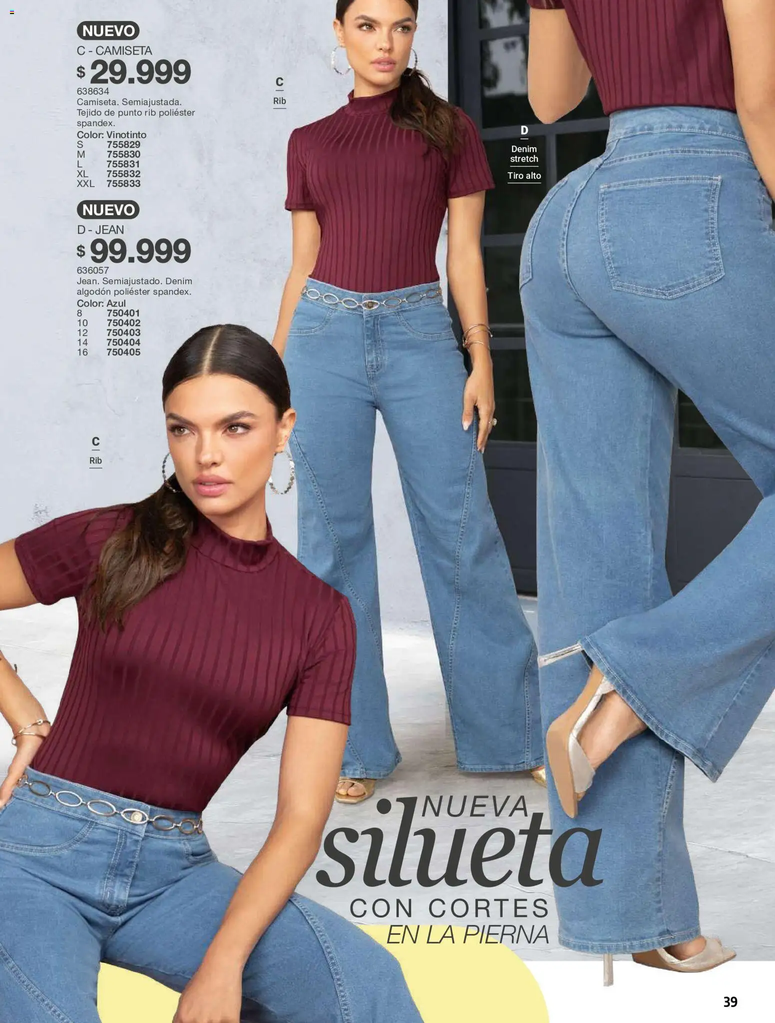 Carmel revista - valida desde el 01/10/2026 | Página: 39 | Productos: Algodón, Pierna, Jean, Camiseta