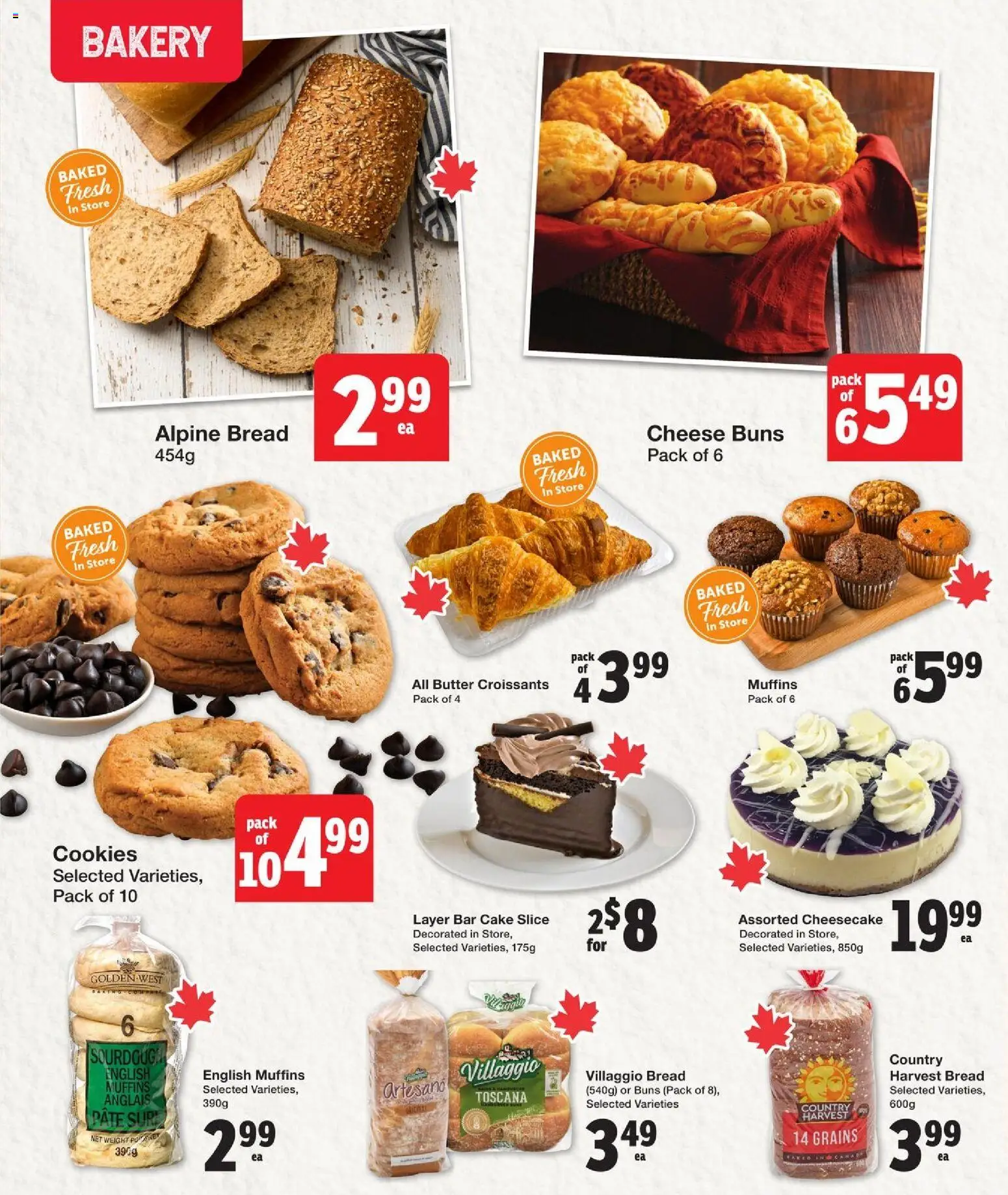 Quality Foods flyer valid from 07.05.2026 | Page: 8 | Products: Cookies, Bakery, Butter, Cheese