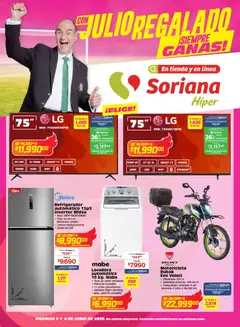 Vista previa de Soriana Con Julio Regalado siempre ganas Híper Nacional, nuevo folleto de la tienda, válido en México a partir del 03.06.2026