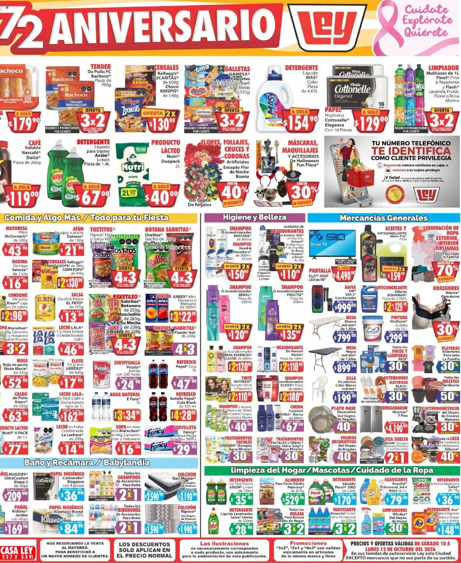 Nuevas ofertas de Casa Ley válidas en toda la República Mexicana desde el 10/10/2026. ¡Encuentra las mejores ofertas en Casa Ley folleto Autoservicio! | Página: 3