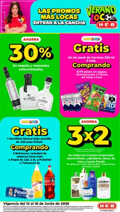 Vista previa de H-E-B folleto, nuevo folleto de la tienda, válido en México a partir del 12.06.2026