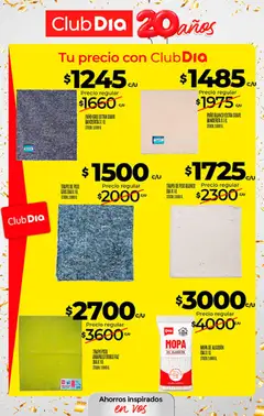 Vista previa Supermercado DIA Ofertas válido desde el 09/09/2026 | Página: 39 | Productos: Trapo de piso, Algodón, Mopa