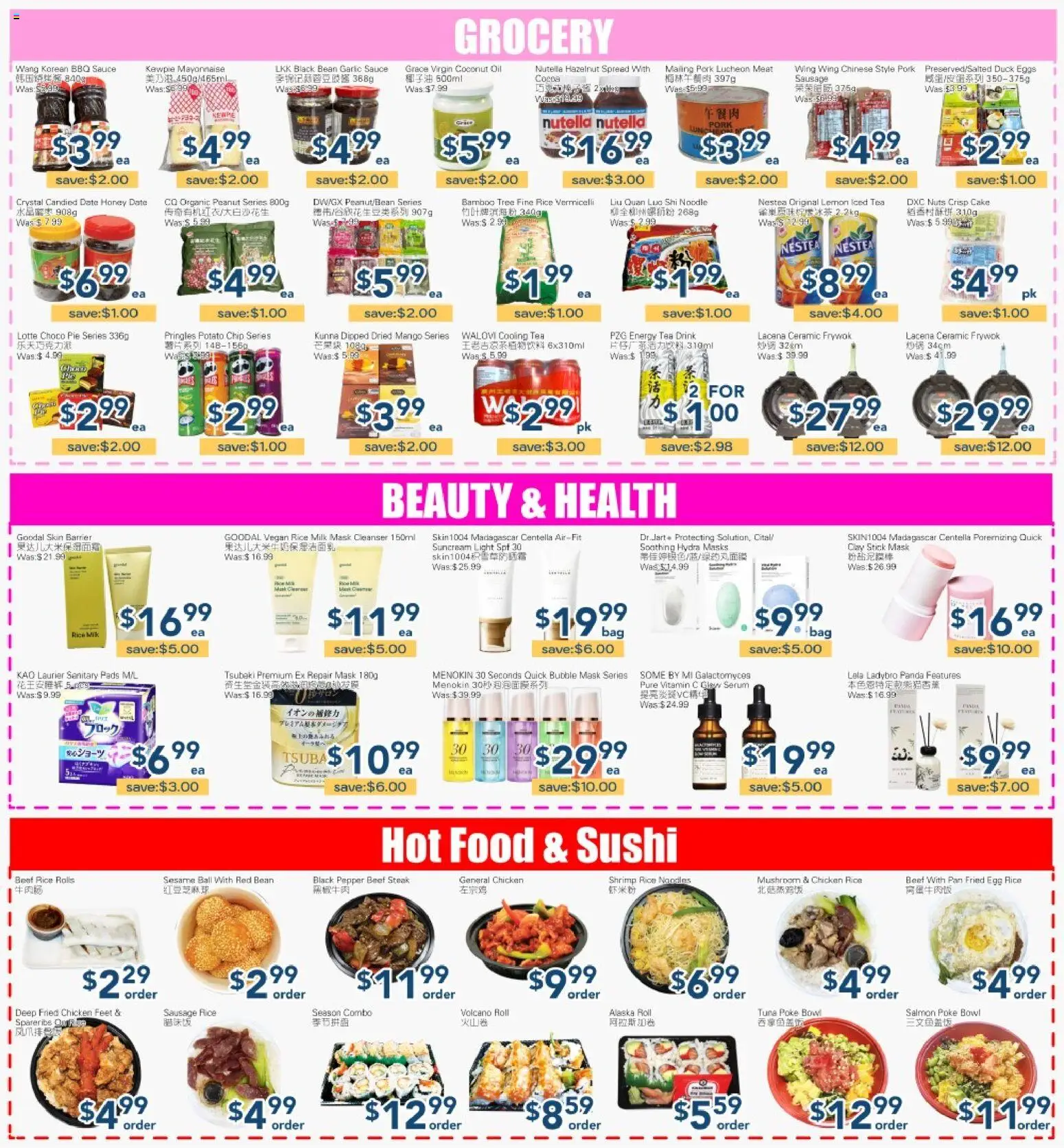 Oceans flyer valid from 05.06.2026 | Page: 2 | Products: Tea, Beef, Nuts, Eggs
