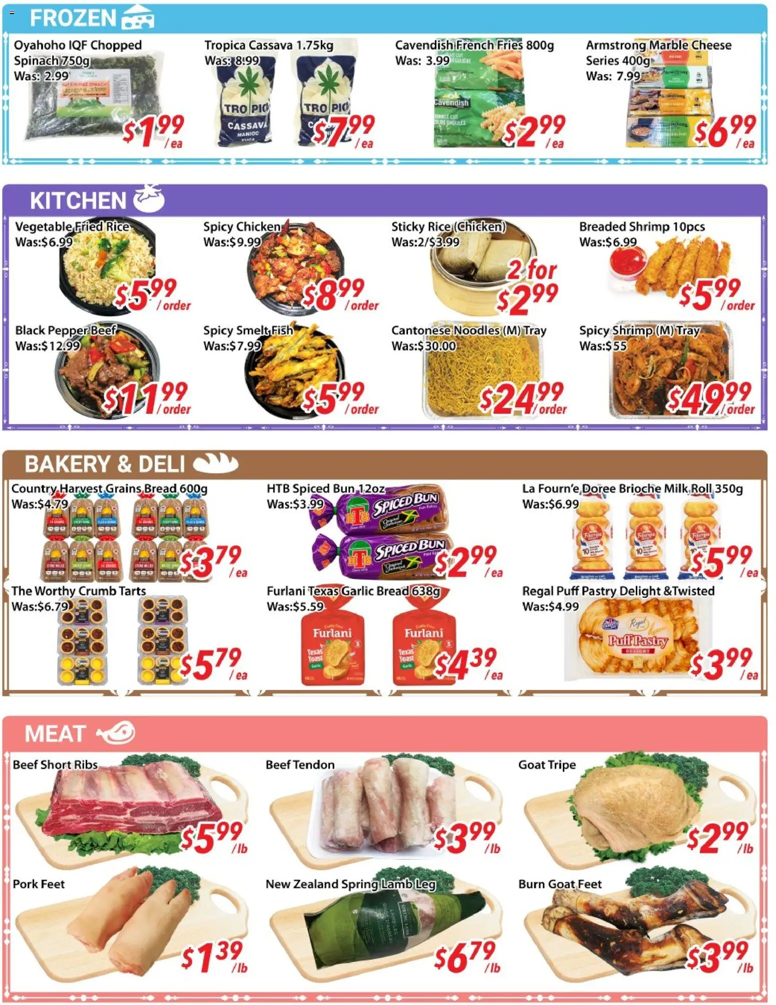 Ample Food Market flyer valid from Sep 18, 2026 | Page: 4 | Products: Pepper, Fries, Bakery, Garlic