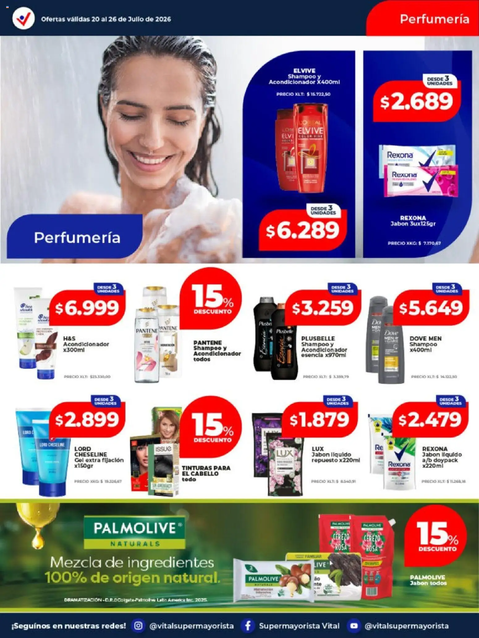 Vital - Ofertas │ válido desde el 20/07/2026 | Página: 2 | Productos: Jabón líquido, Shampoo, Acondicionador, Jabón