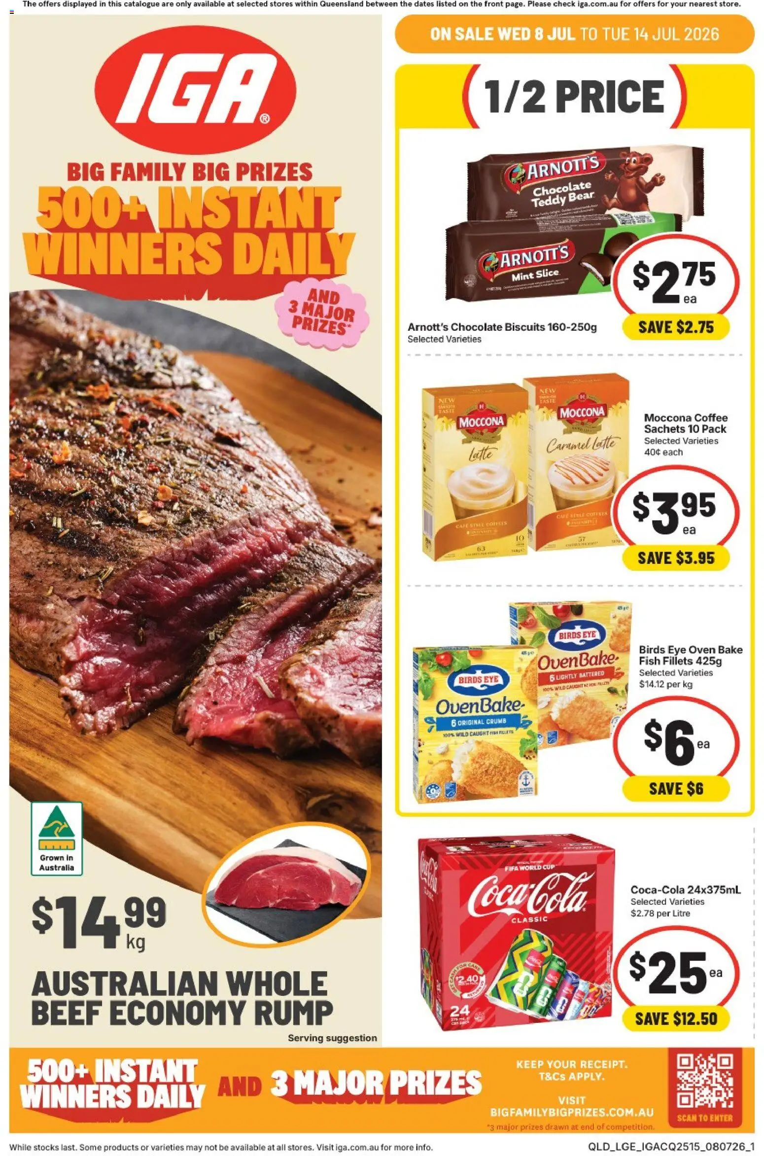 IGA Supermarkets Deals QLD July 2026