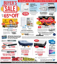 Preview of ABC Warehouse weekly ads valid from 07/12/2026