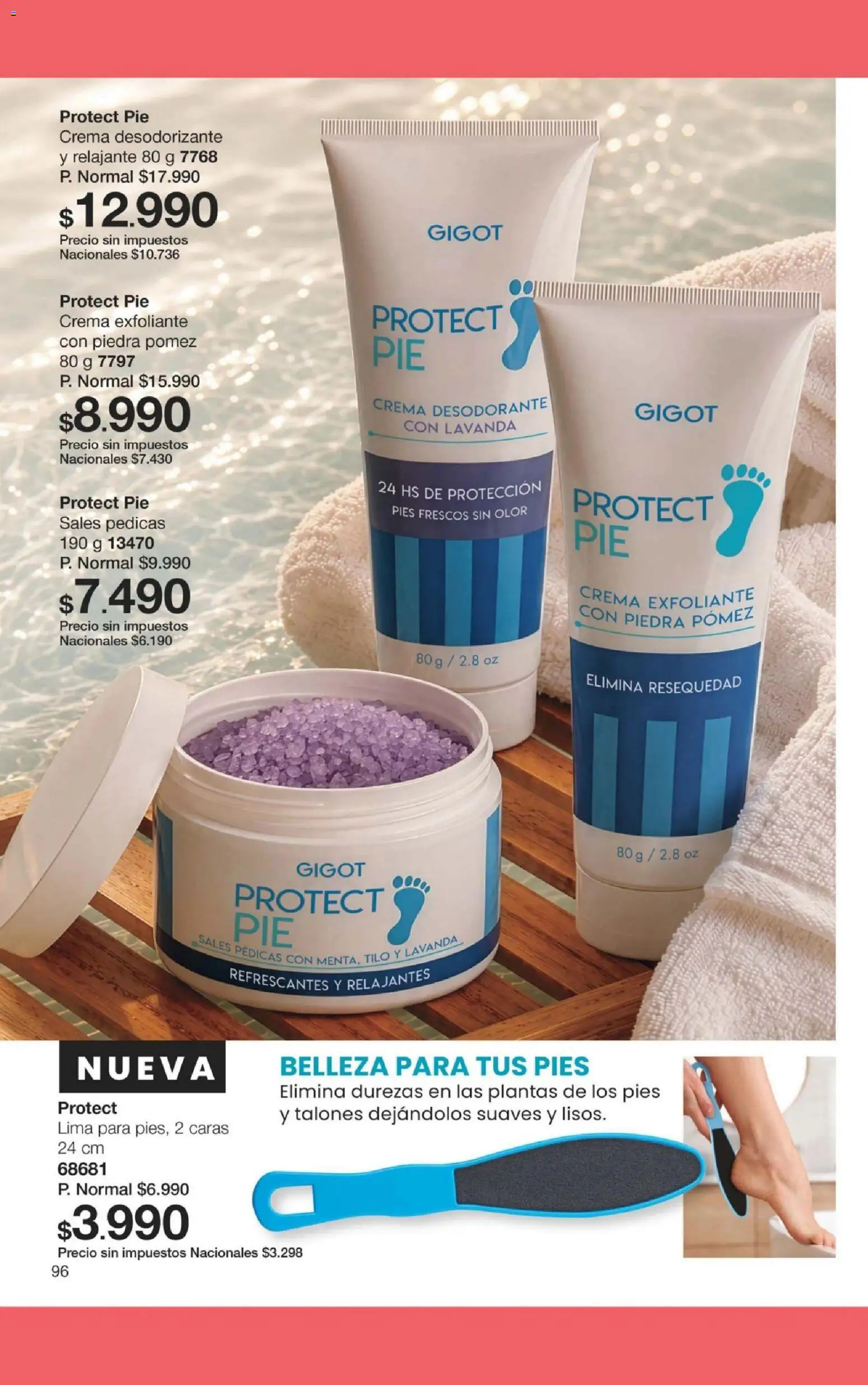 Gigot - CAMPAÑA 13 │ válido desde el 23/08/2026 | Página: 98 | Productos: Exfoliante, Lima, Desodorante, Sales