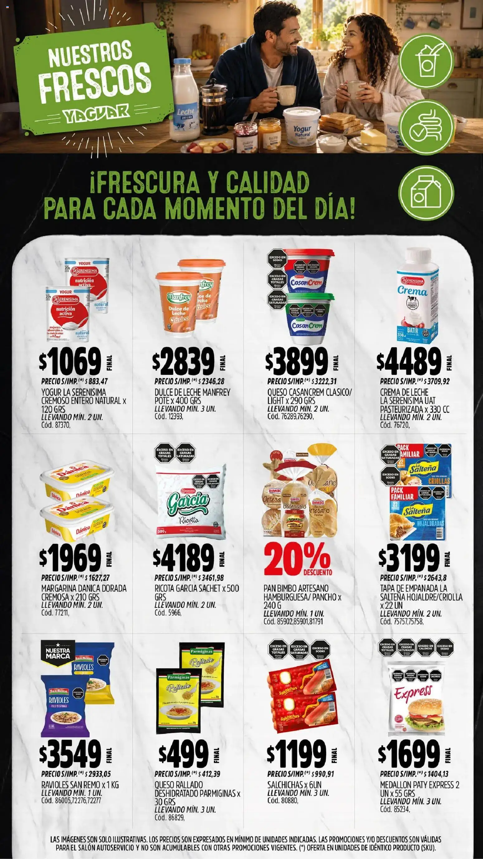 Yaguar - Oferta Semanal Santa Fé │ válido desde el 31/08/2026 | Página: 10 | Productos: Queso rallado, Crema de leche, Leche, Margarina