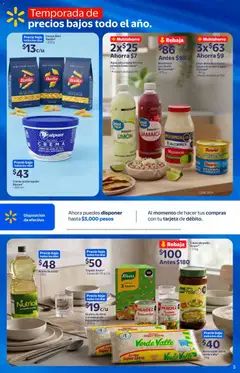 Vista previa de Walmart folleto, nuevo folleto de la tienda, válido en México a partir del 03.06.2026 | Página: 5 | Productos: Pollo, Crema, Leche, Aceite