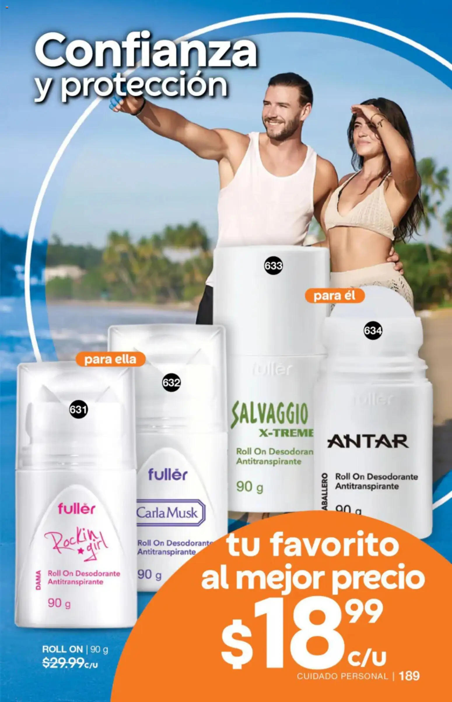 Nuevas ofertas de Fuller válidas en toda la República Mexicana desde el 08/07/2026. ¡Encuentra las mejores ofertas en Fuller campaña 7 2026! | Página: 175 | Productos: Desodorante, Antitranspirante