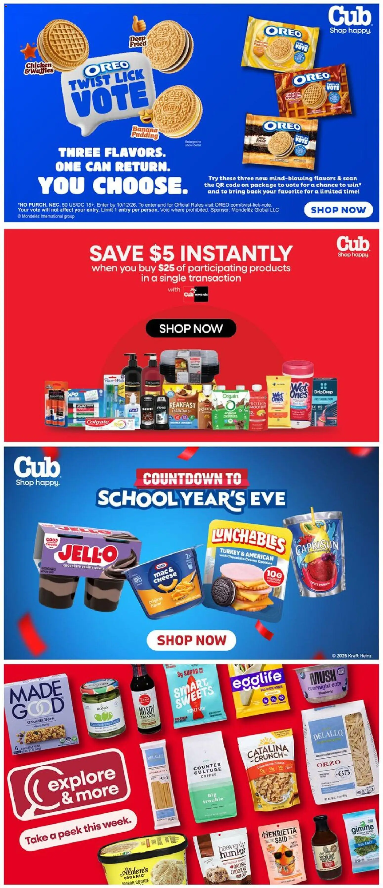 Cub Foods Weekly Ad - valid from 08/30/2026 | Page: 13 | Products: Turkey, Cheese, Protein, Sugar
