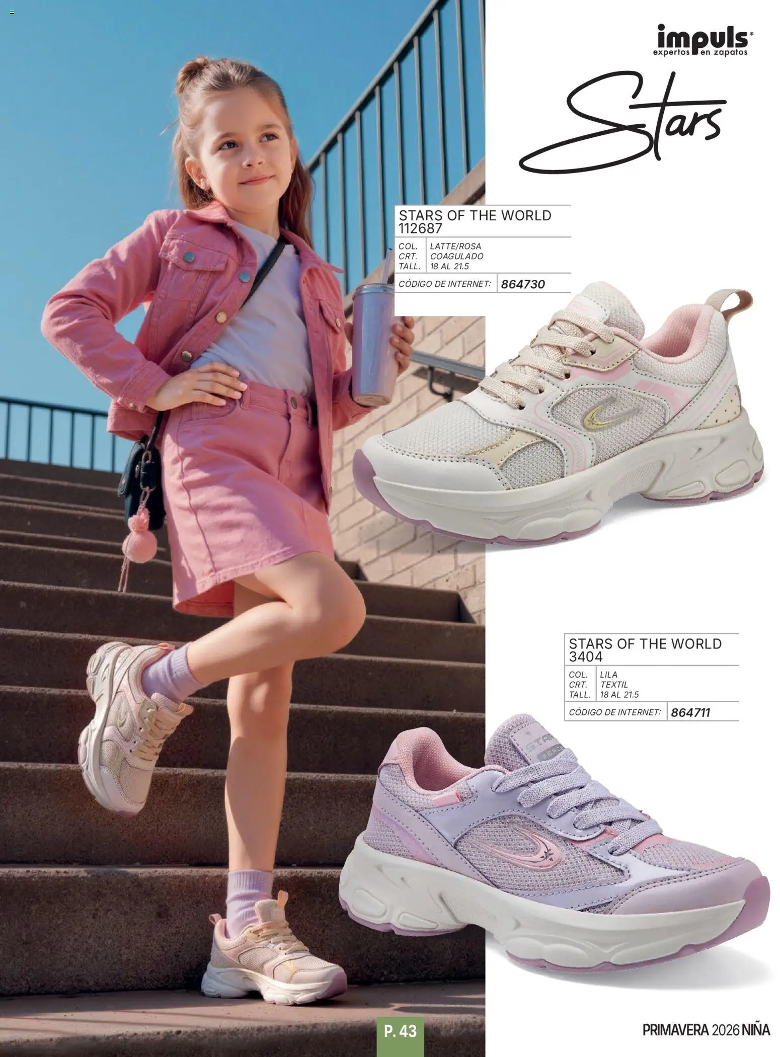 Nuevas ofertas de Impuls válidas en toda la República Mexicana desde el 01/01/2026. ¡Encuentra las mejores ofertas en Impuls catálogo Niña! | Página: 45 | Productos: Zapatos