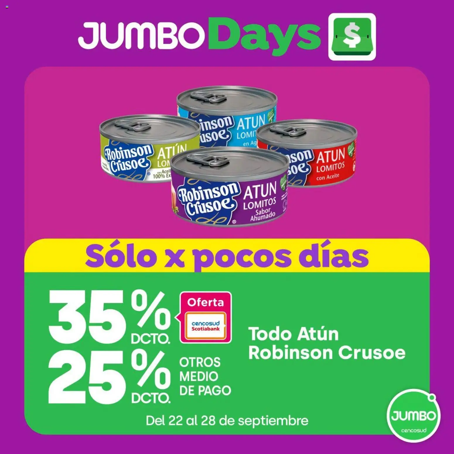 Jumbo Ofertas │ válido desde el 20.09.2026 | Página: 2 | Productos: Atún, Aceite