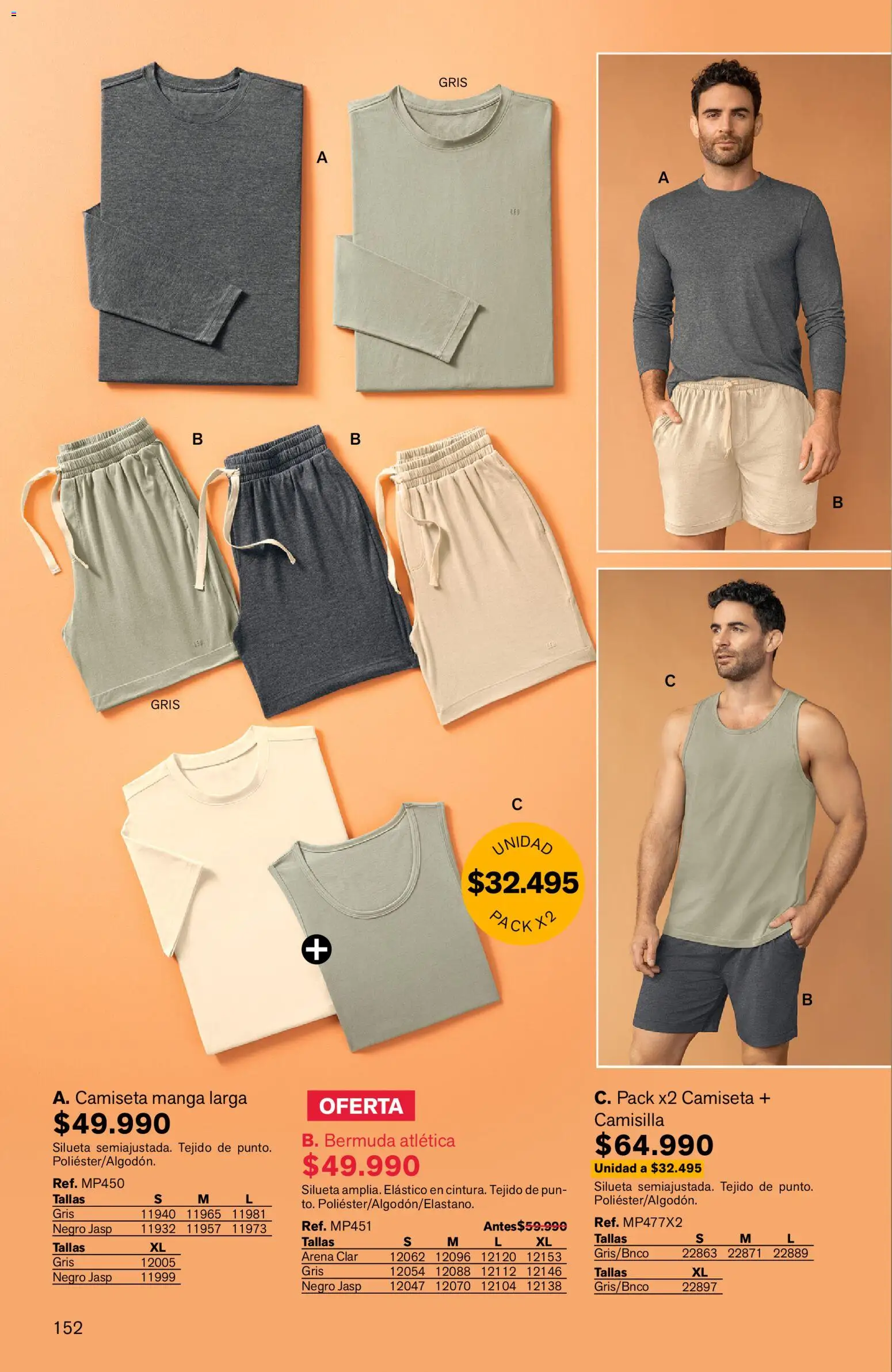 Leonisa revista - valida desde el 24/08/2026 | Página: 152 | Productos: Bermuda, Camiseta