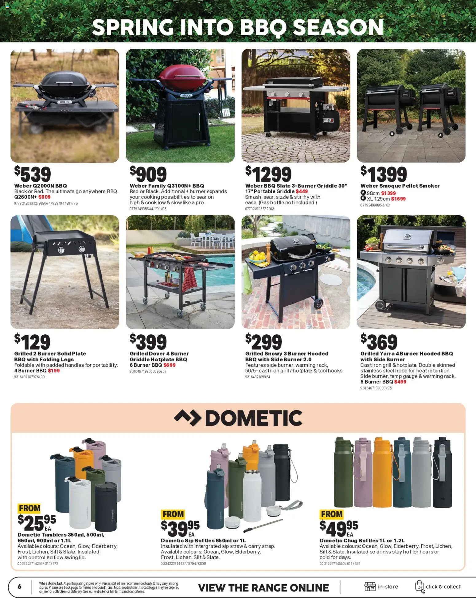 Mitre 10 catalogue - valid from 09/09/2026 | Page: 6 | Products: Drinks, Portable, Grill