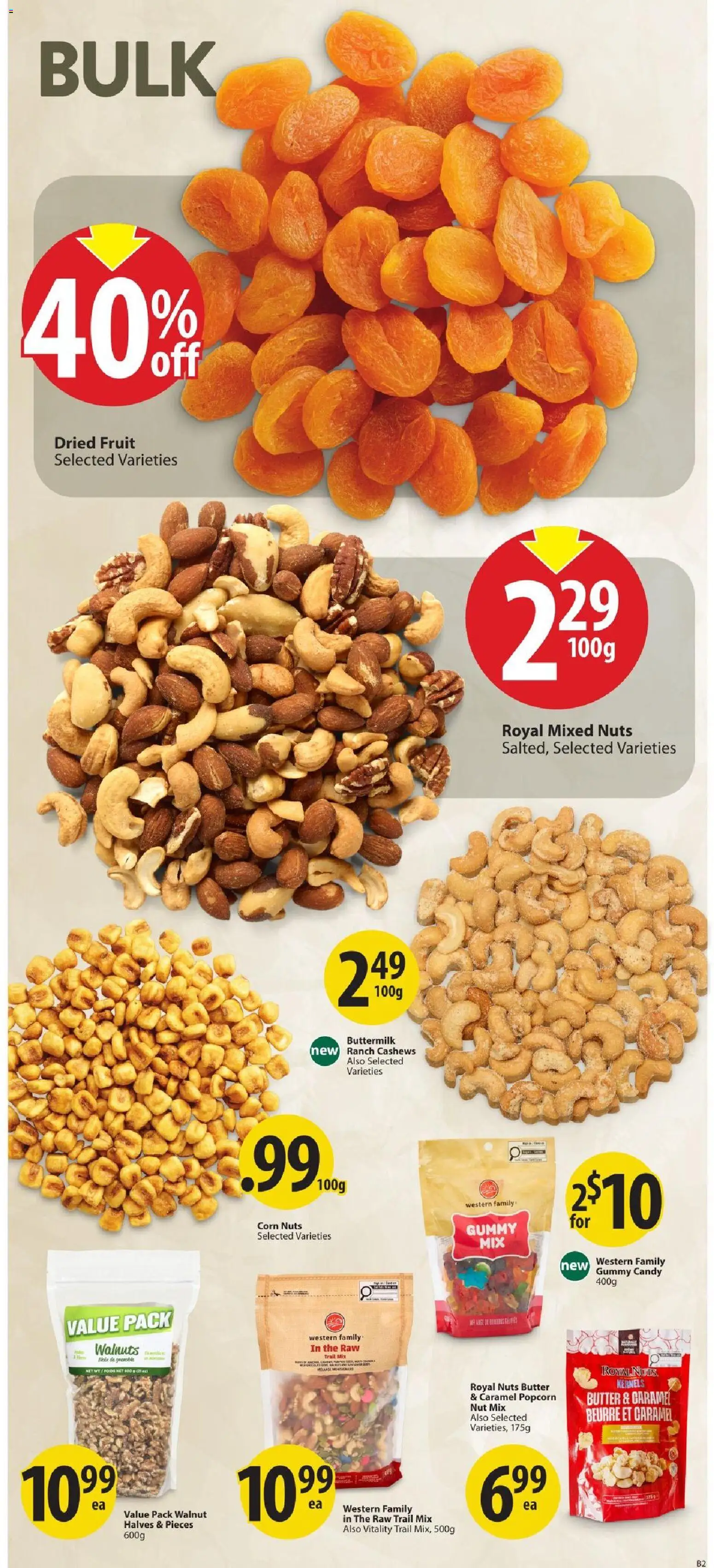 Save on foods flyer valid from Aug 6, 2026 | Page: 20 | Products: Nuts, Butter